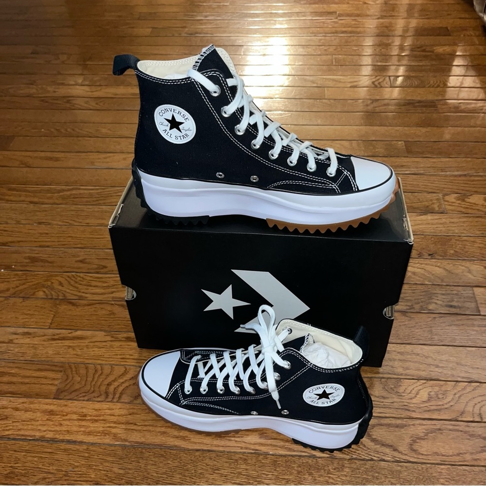 Converse Chuck Taylor All Star Run Star Hike Hightop Platform Sneakers Size 11.5 - Picture 2 of 14